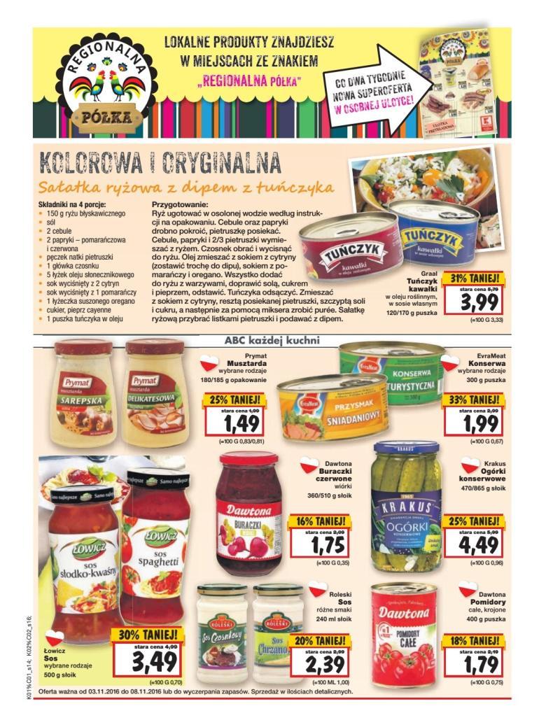 Gazetka promocyjna Kaufland do 09/11/2016 str.16