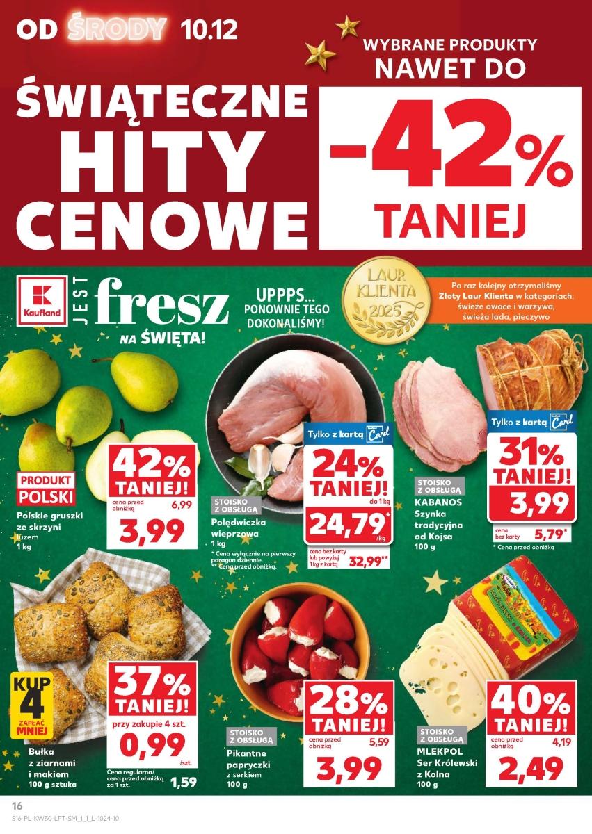 Gazetka promocyjna Kaufland do 16/12/2025 str.16