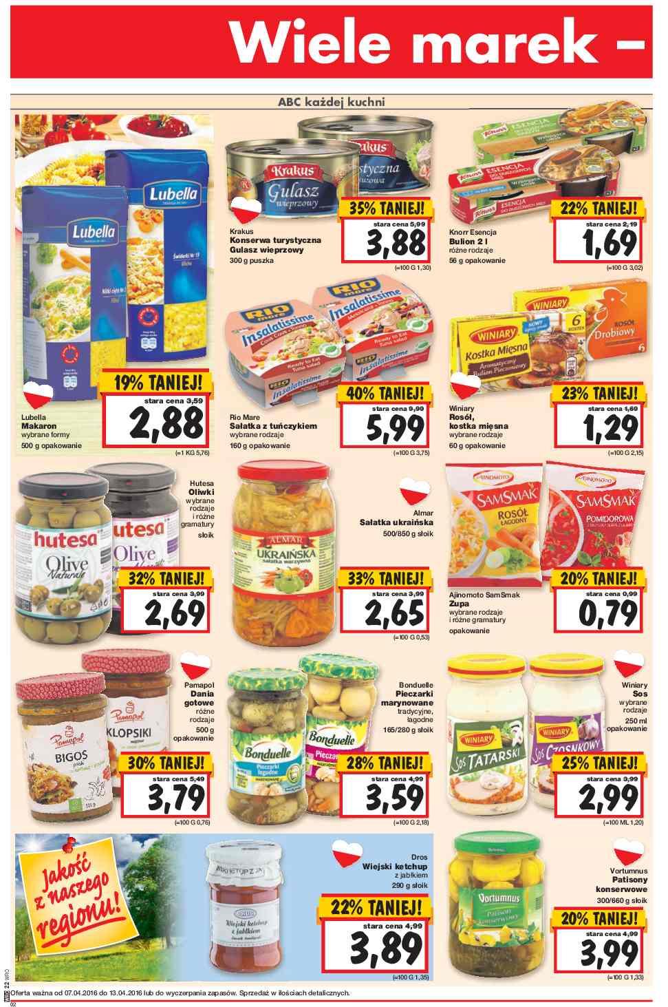 Gazetka promocyjna Kaufland do 13/04/2016 str.22