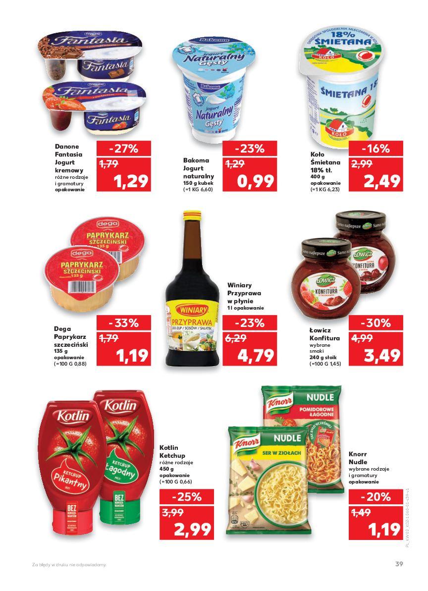 Gazetka promocyjna Kaufland do 17/01/2018 str.39