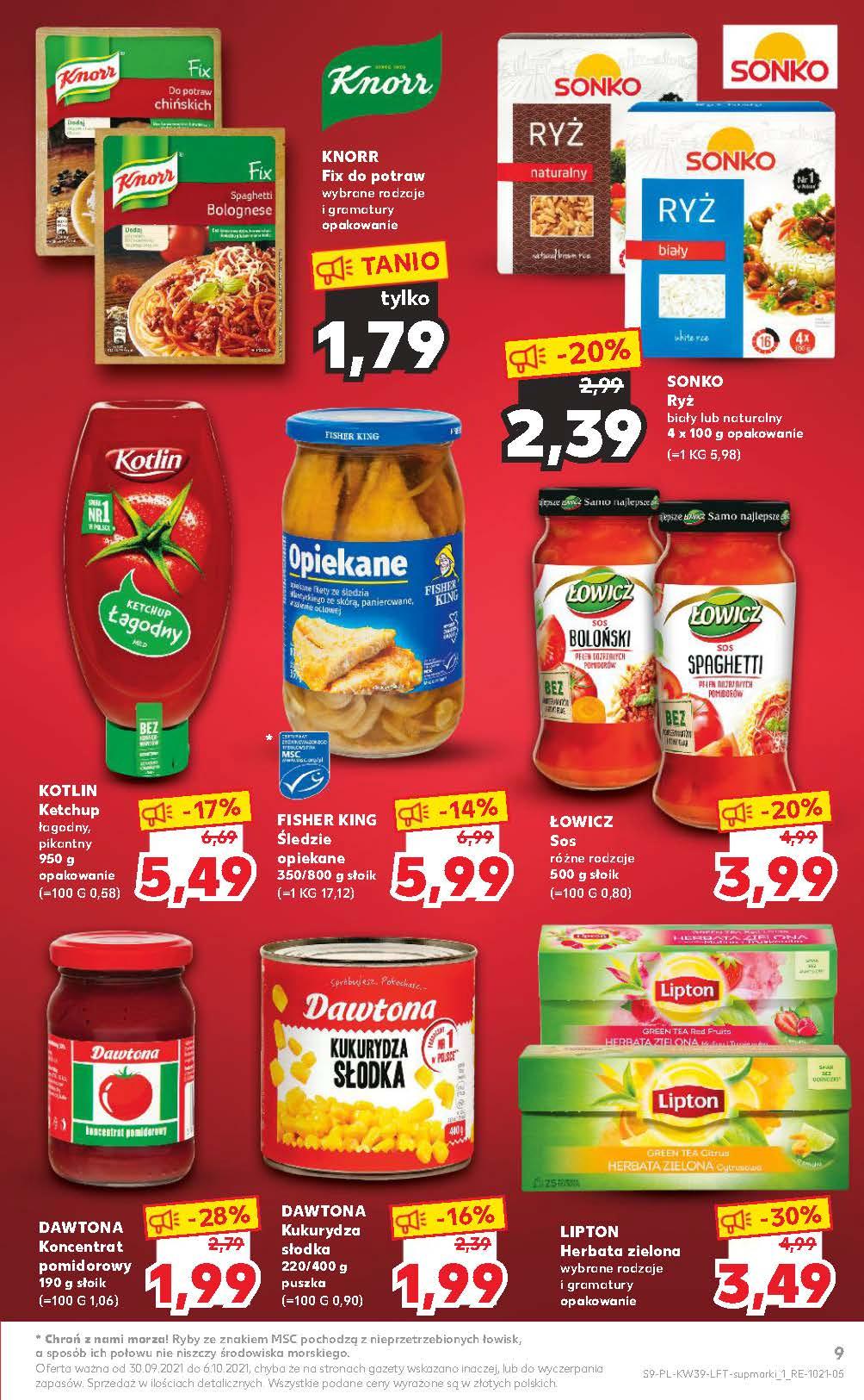 Gazetka promocyjna Kaufland do 06/10/2021 str.9