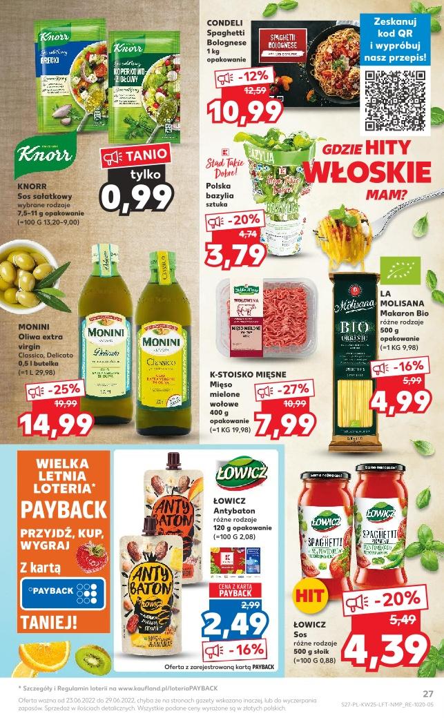 Gazetka promocyjna Kaufland do 29/06/2022 str.27