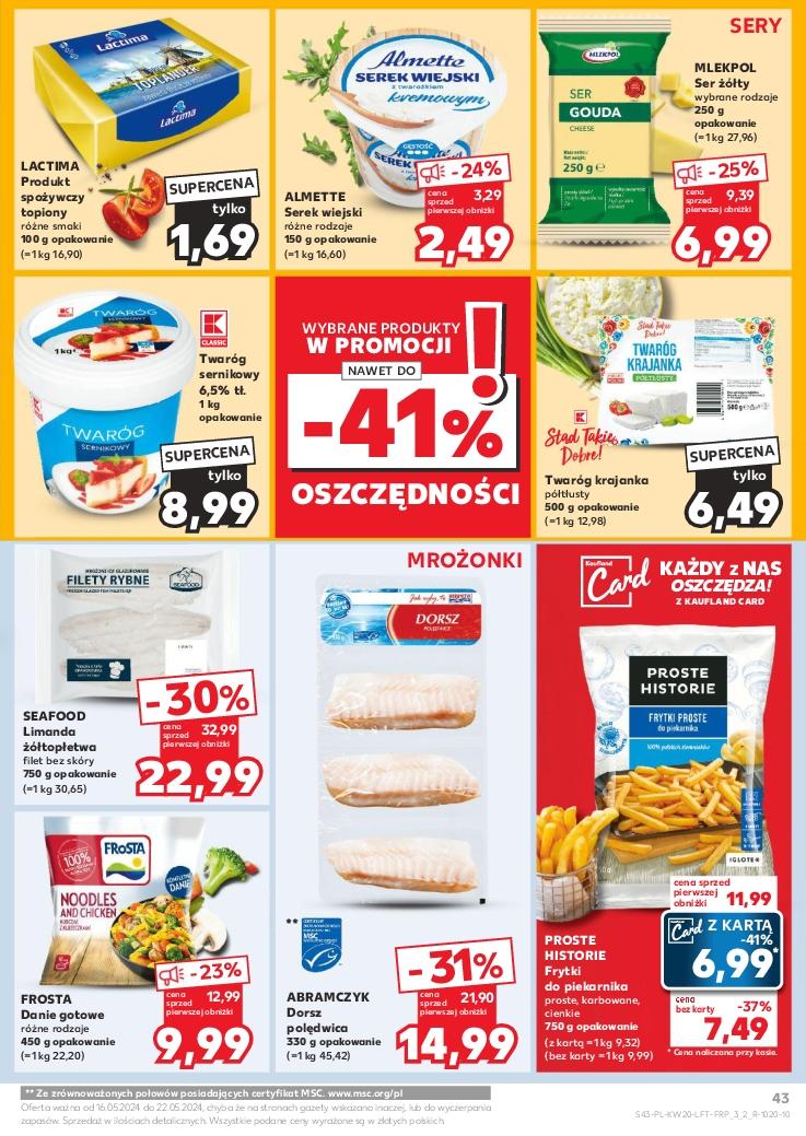 Gazetka promocyjna Kaufland do 22/05/2024 str.43