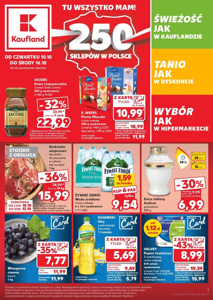 Gazetka promocyjna Kaufland do 16/10/2024 str.1