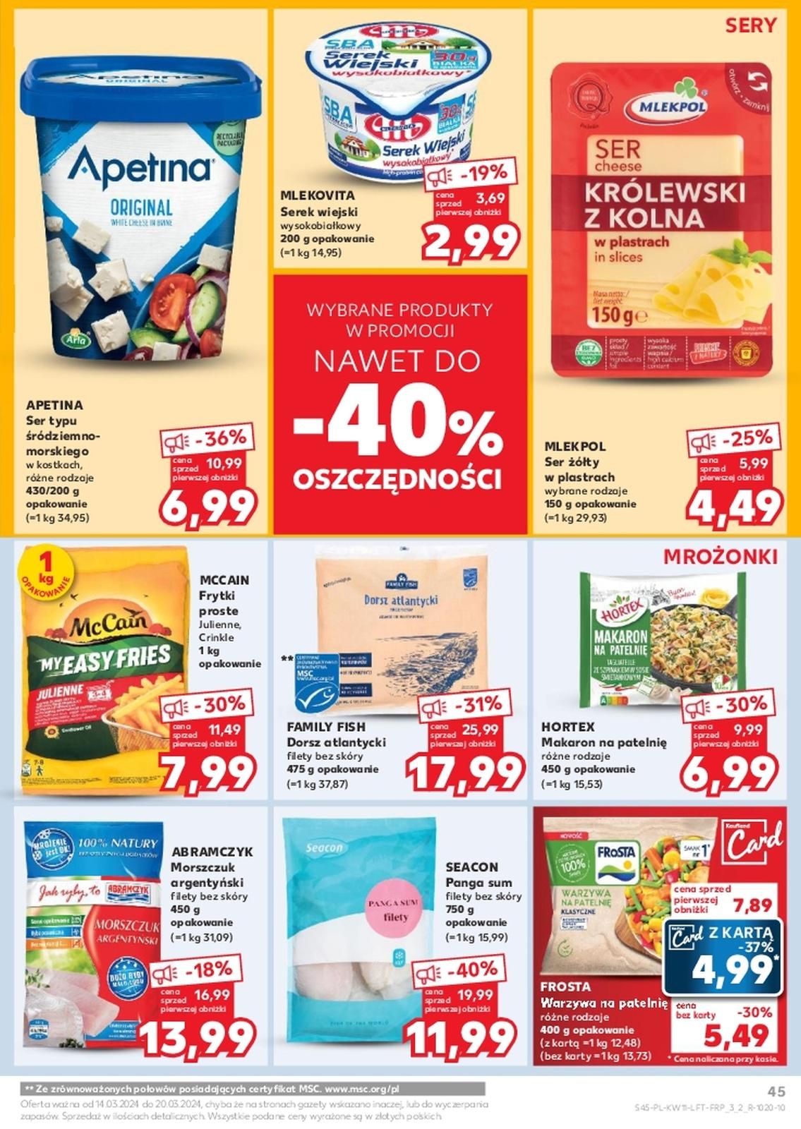 Gazetka promocyjna Kaufland do 20/03/2024 str.45