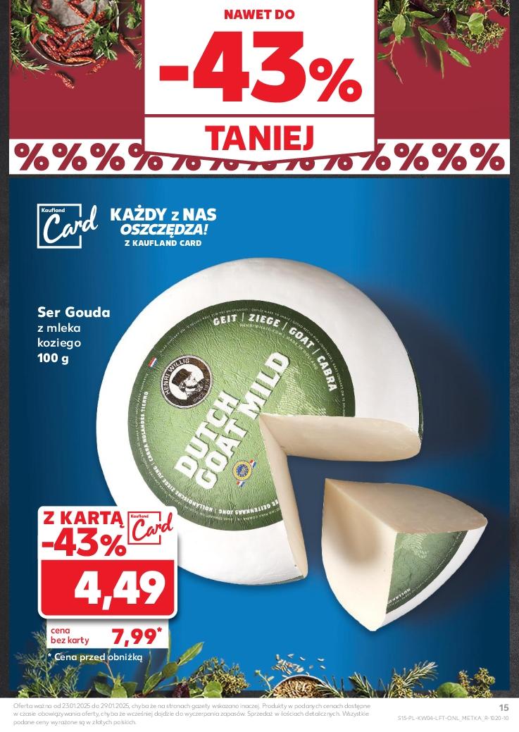 Gazetka promocyjna Kaufland do 29/01/2025 str.15