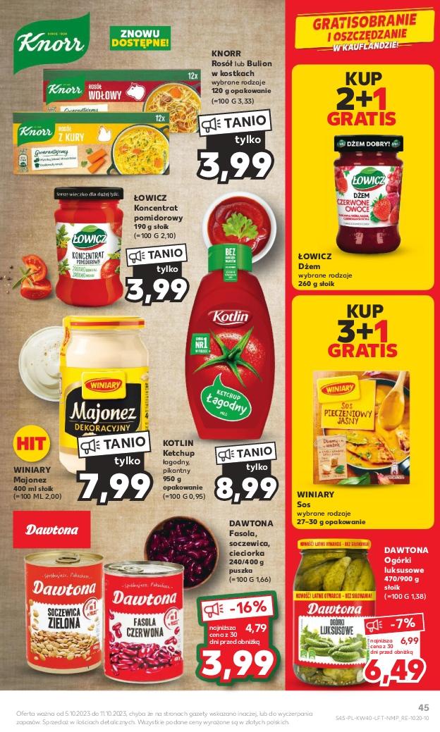 Gazetka promocyjna Kaufland do 11/10/2023 str.45