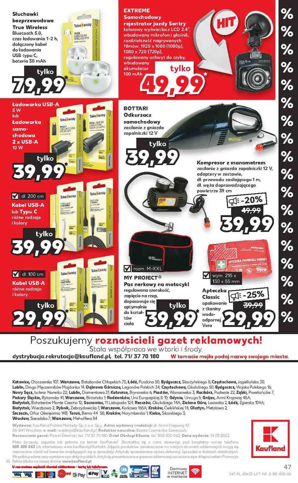 Gazetka promocyjna Kaufland do 21/09/2022 str.47