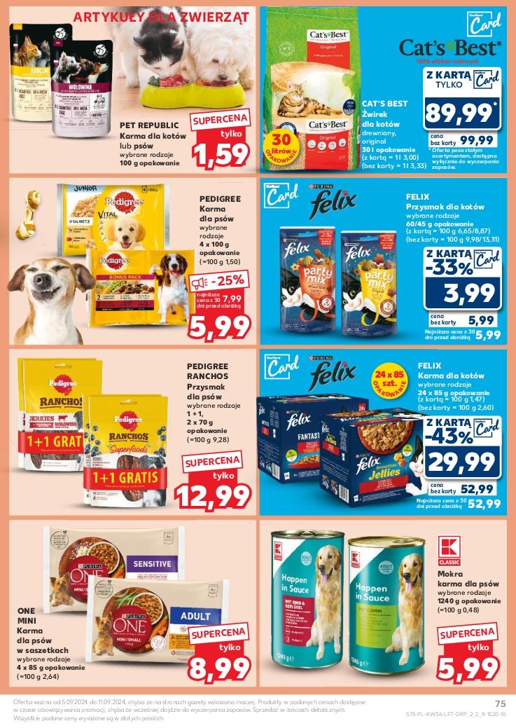 Gazetka promocyjna Kaufland do 11/09/2024 str.75