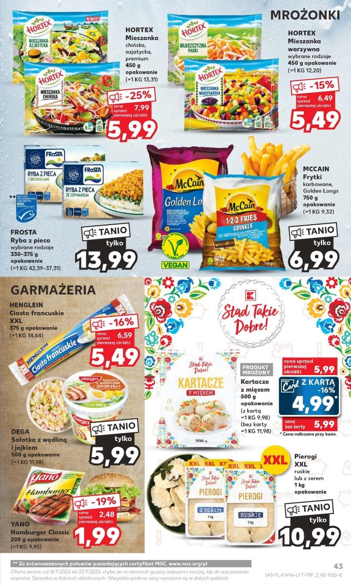 Gazetka promocyjna Kaufland do 22/11/2023 str.43