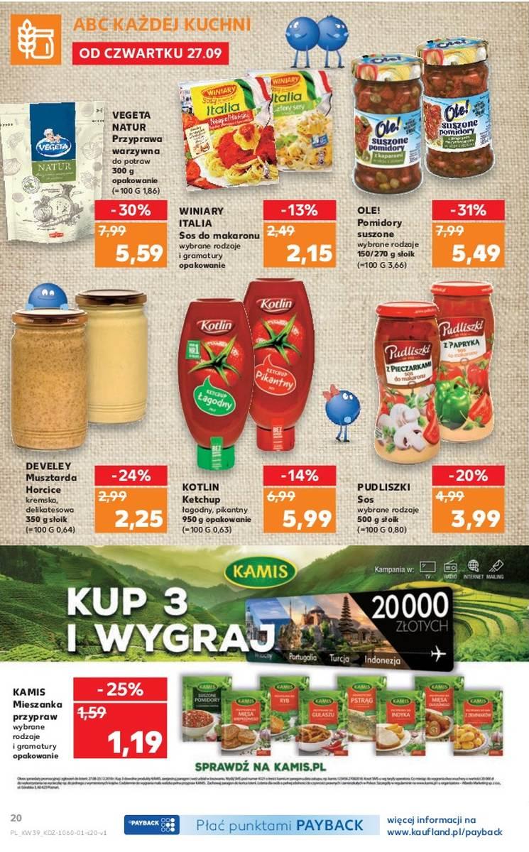 Gazetka promocyjna Kaufland do 03/10/2018 str.20