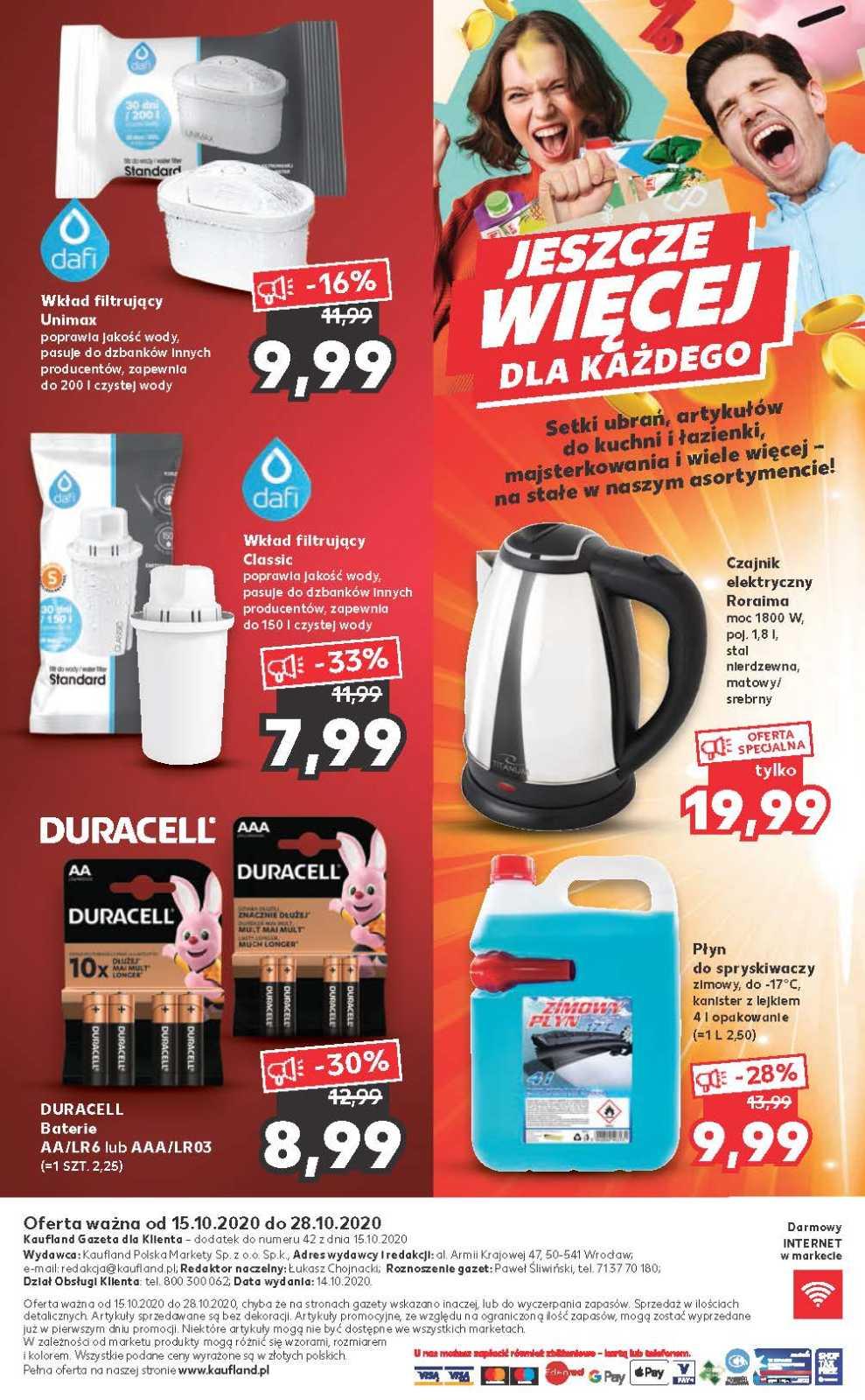 Gazetka promocyjna Kaufland do 21/10/2020 str.8