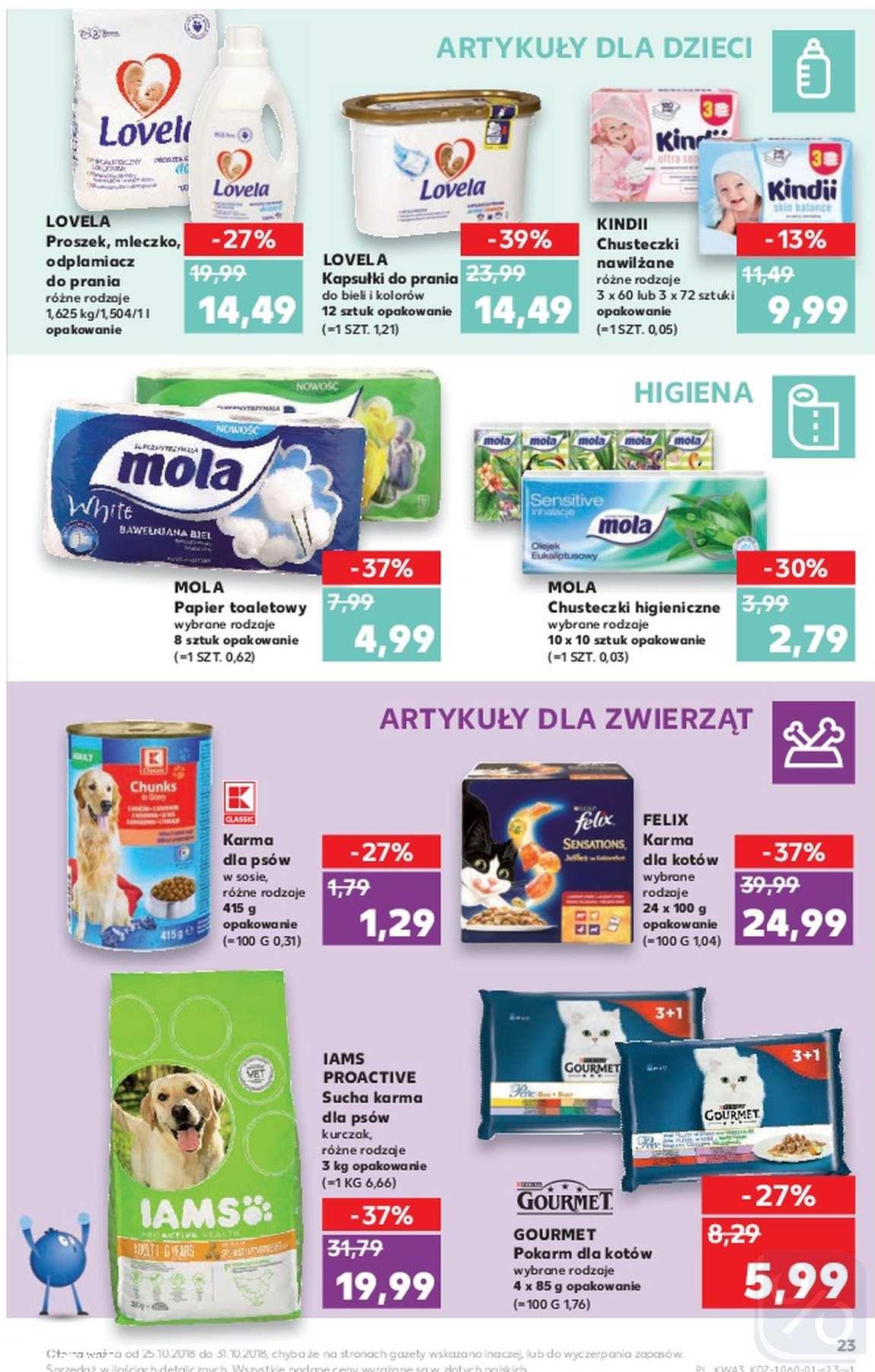 Gazetka promocyjna Kaufland do 31/10/2018 str.23