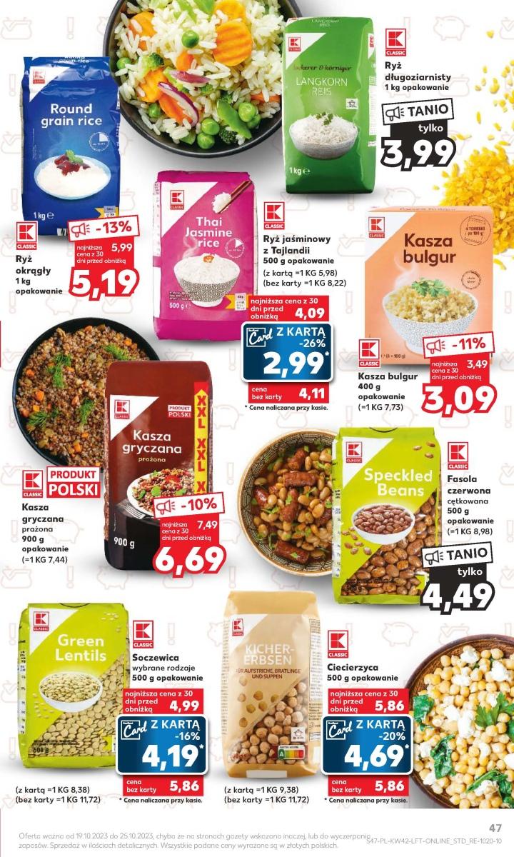 Gazetka promocyjna Kaufland do 25/10/2023 str.47