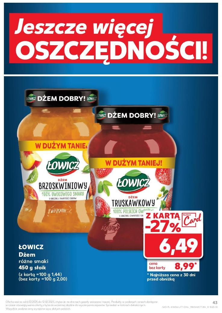 Gazetka promocyjna Kaufland do 12/02/2025 str.43