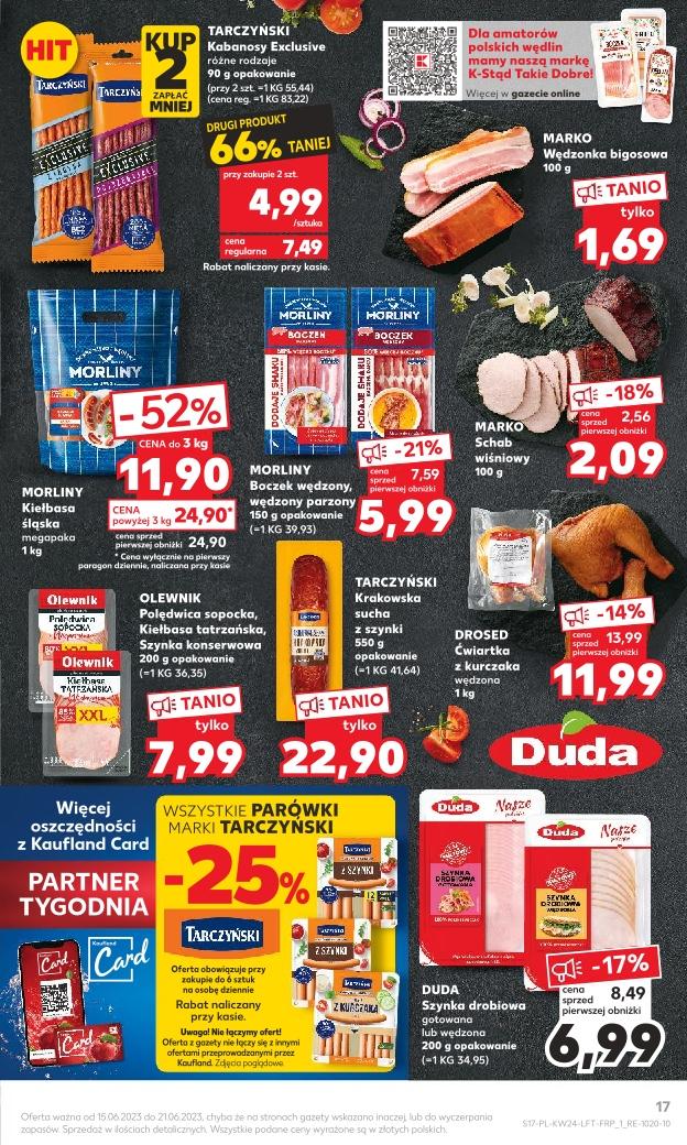 Gazetka promocyjna Kaufland do 21/06/2023 str.17