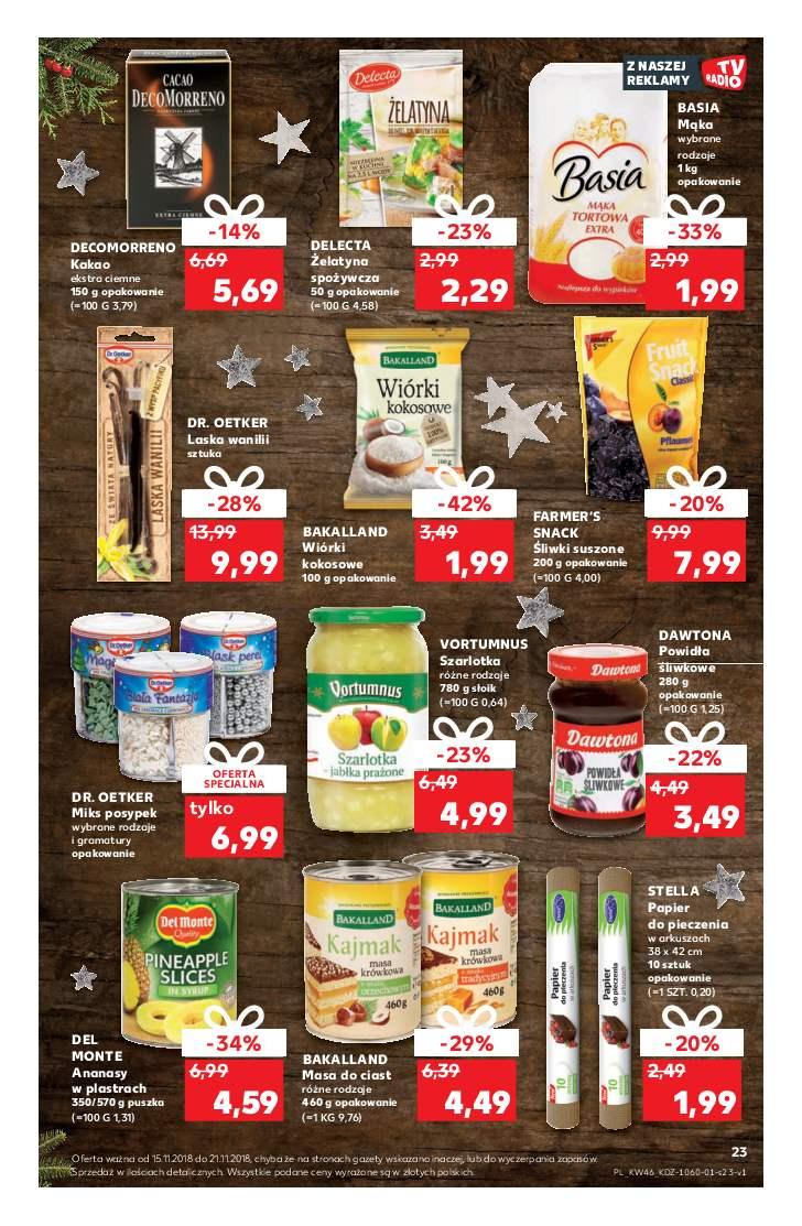 Gazetka promocyjna Kaufland do 21/11/2018 str.23