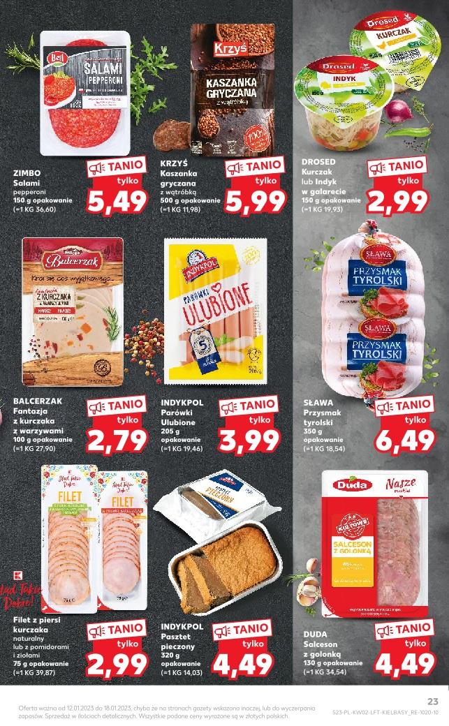 Gazetka promocyjna Kaufland do 18/01/2023 str.23