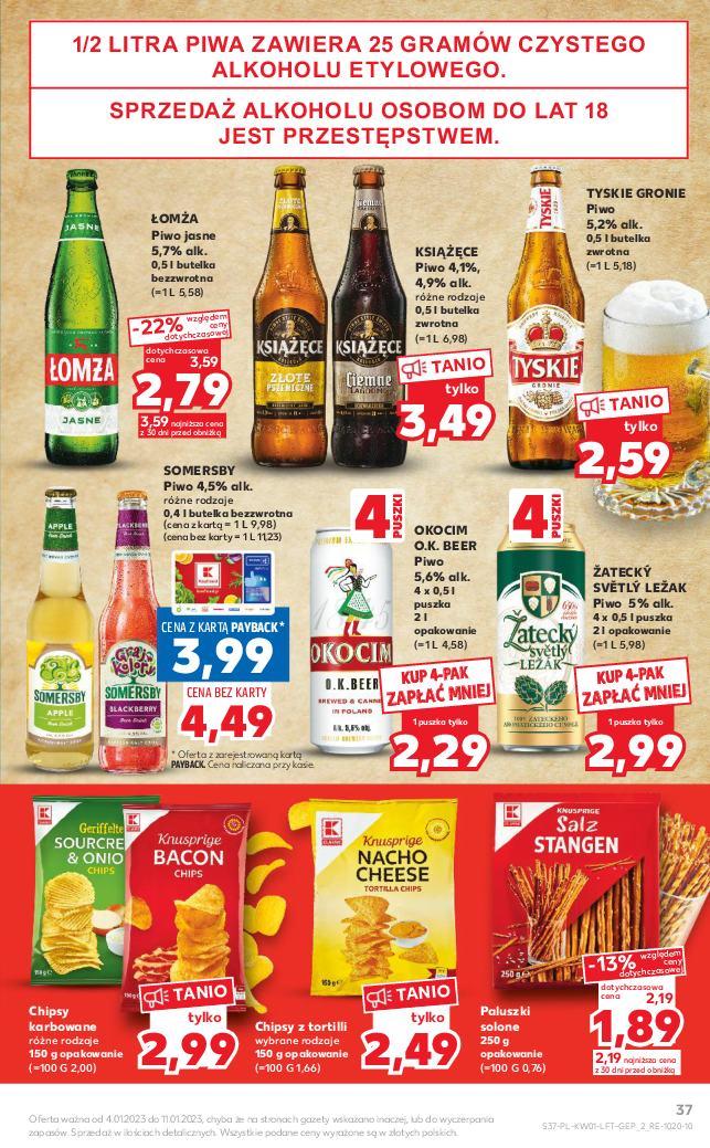 Gazetka promocyjna Kaufland do 11/01/2023 str.37