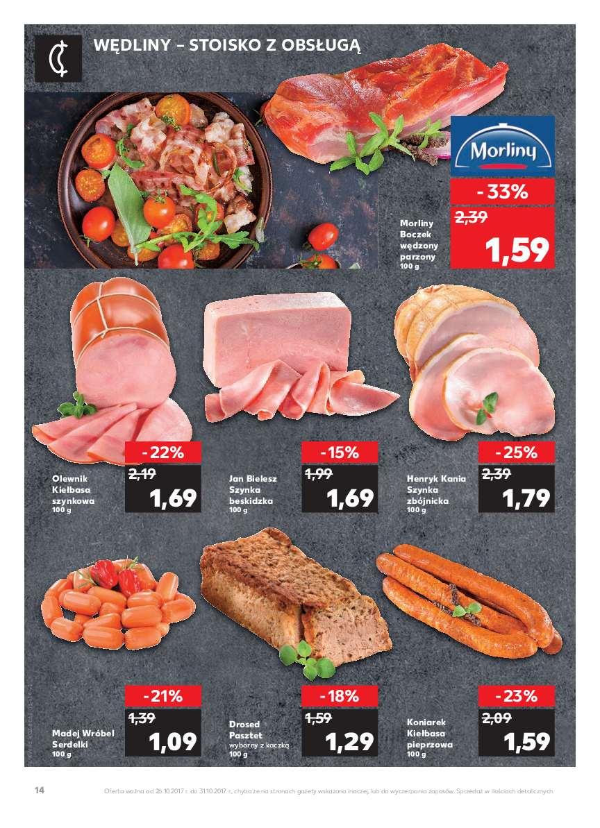 Gazetka promocyjna Kaufland do 31/10/2017 str.14