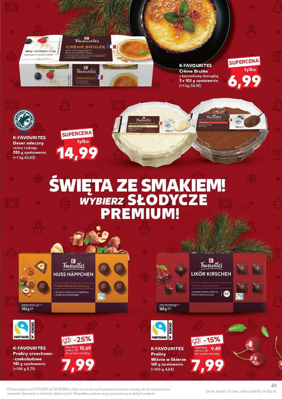 Gazetka promocyjna Kaufland do 11/12/2024 str.61