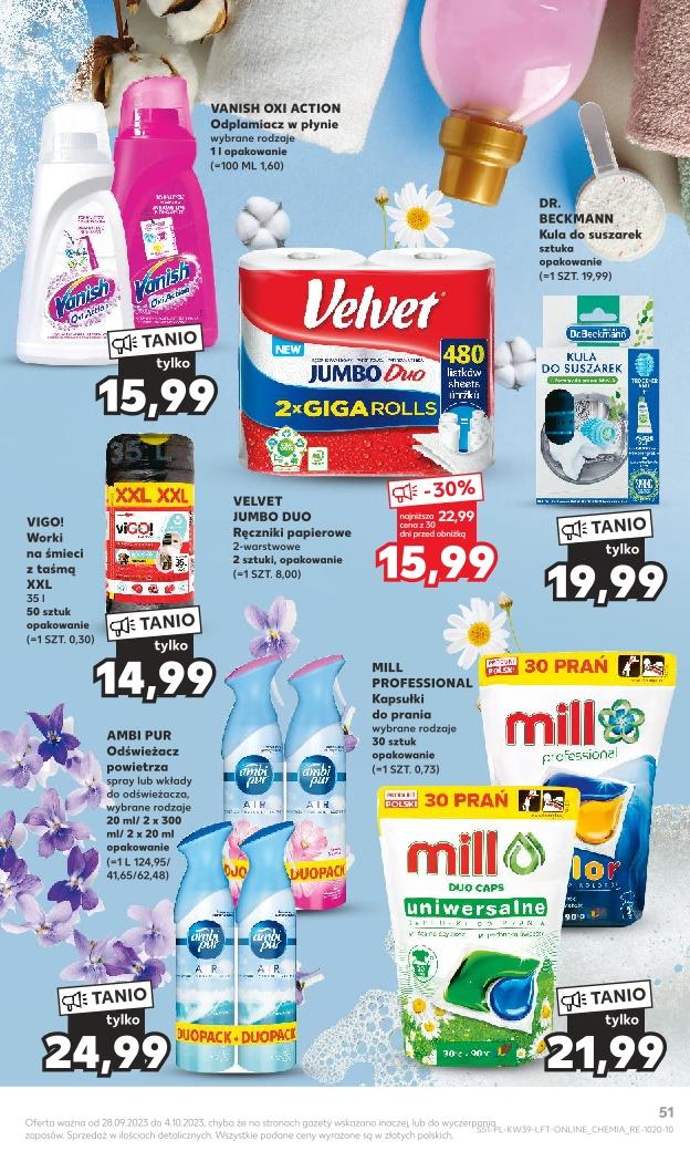 Gazetka promocyjna Kaufland do 04/10/2023 str.51