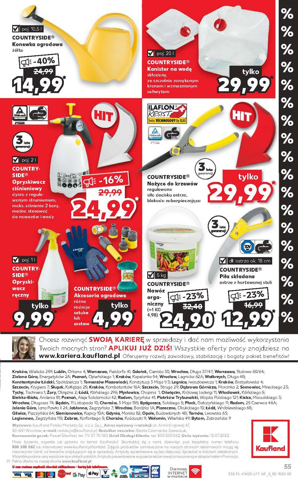 Gazetka promocyjna Kaufland do 20/07/2022 str.55