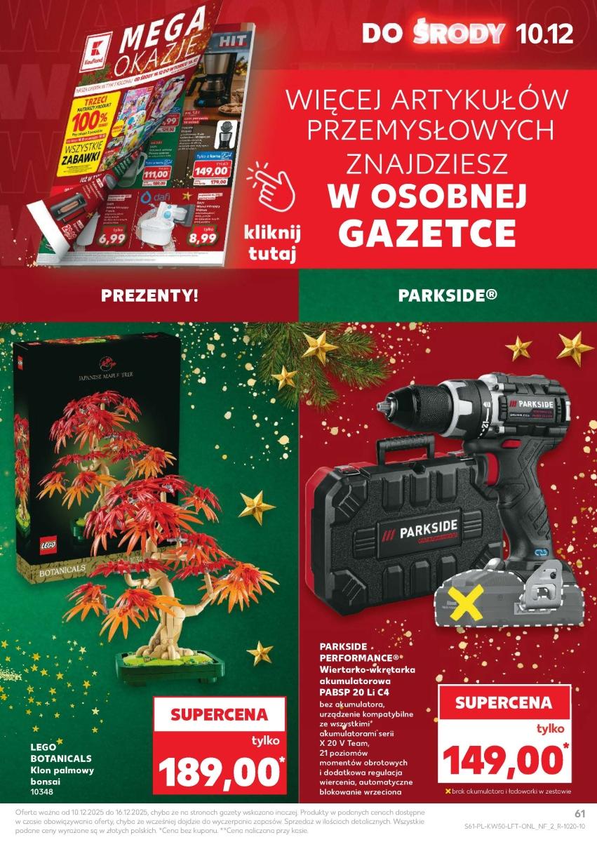Gazetka promocyjna Kaufland do 16/12/2025 str.61