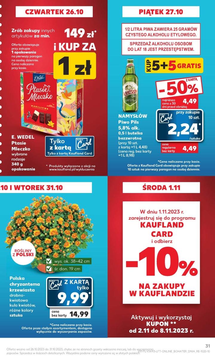 Gazetka promocyjna Kaufland do 31/10/2023 str.31