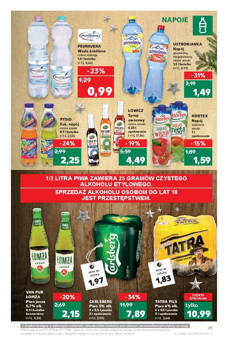 Gazetka promocyjna Kaufland do 21/11/2018 str.29