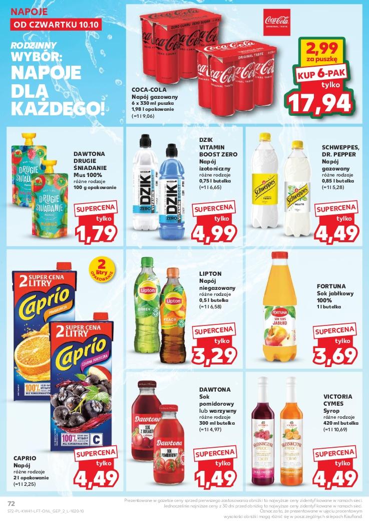 Gazetka promocyjna Kaufland do 16/10/2024 str.72