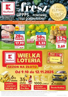 Kaufland gazetka - od 23/10/2025 do 29/10/2025