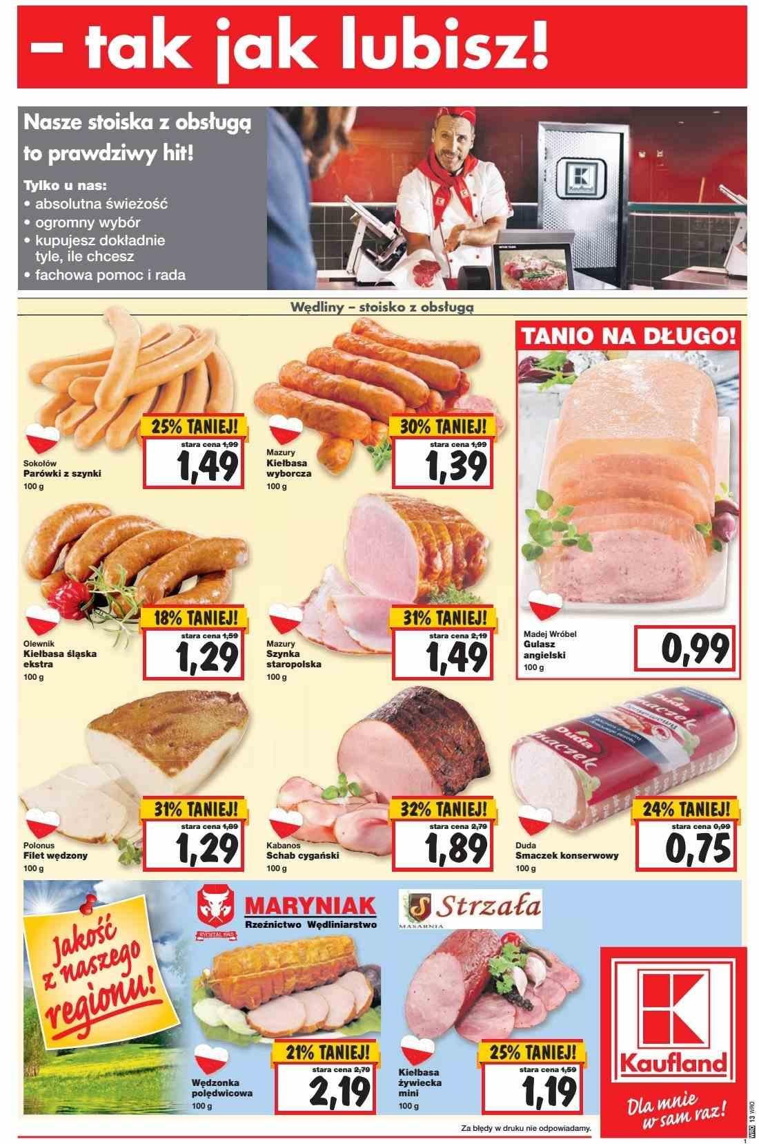 Gazetka promocyjna Kaufland do 15/06/2016 str.13