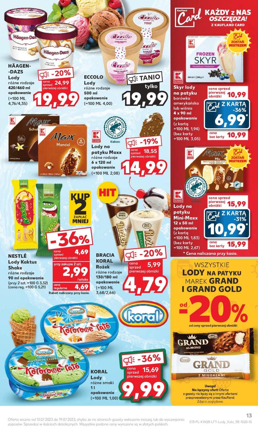 Gazetka promocyjna Kaufland do 19/07/2023 str.13