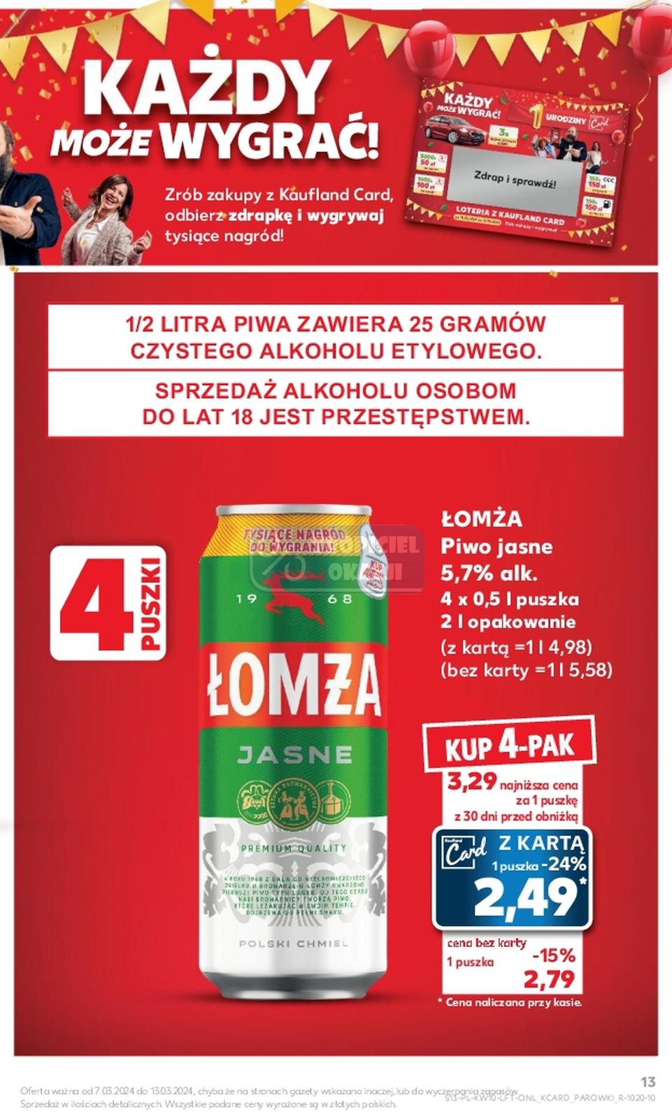 Gazetka promocyjna Kaufland do 13/03/2024 str.13