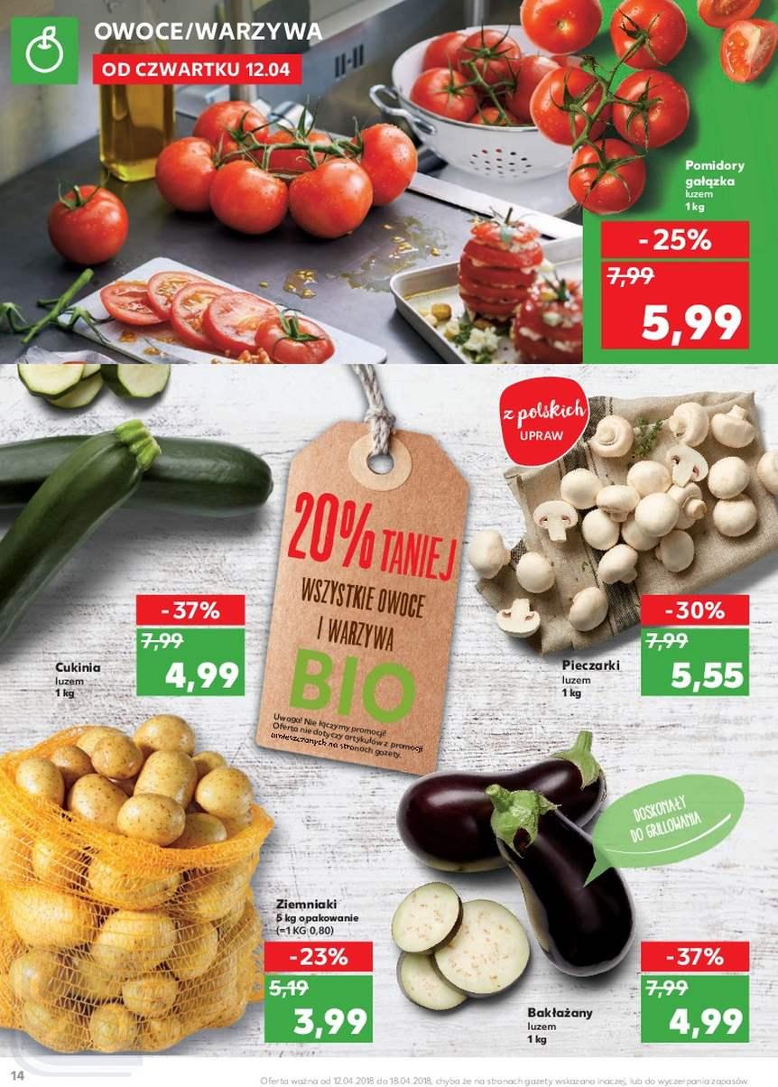 Gazetka promocyjna Kaufland do 18/04/2018 str.14