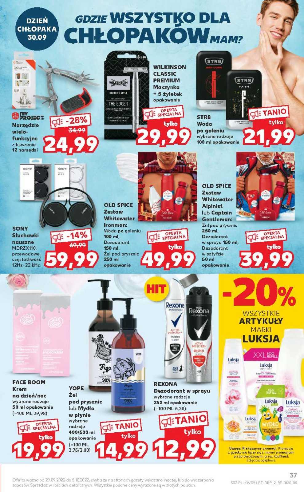 Gazetka promocyjna Kaufland do 05/10/2022 str.37