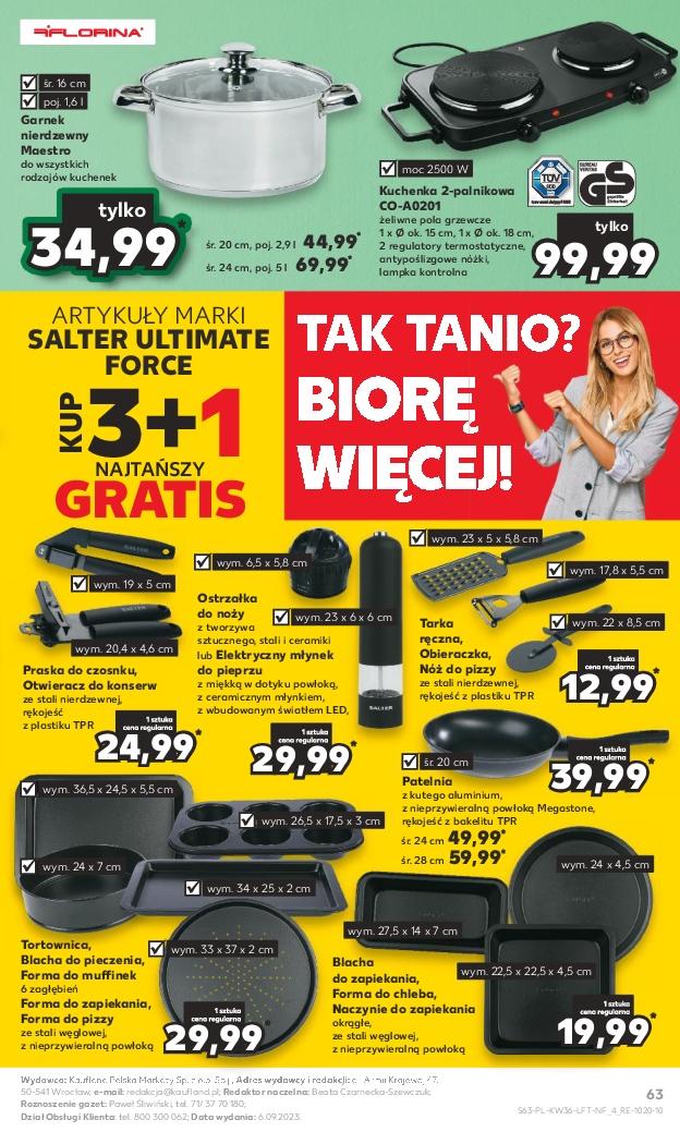 Gazetka promocyjna Kaufland do 13/09/2023 str.63