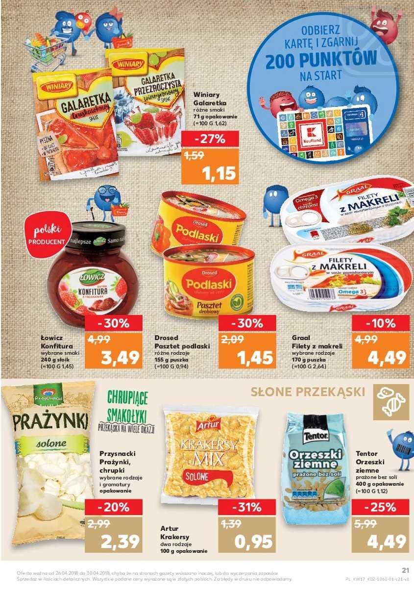 Gazetka promocyjna Kaufland do 02/05/2018 str.21