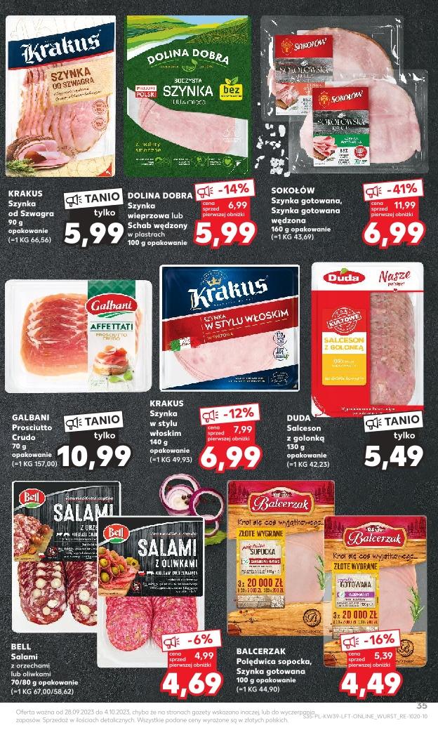 Gazetka promocyjna Kaufland do 04/10/2023 str.35