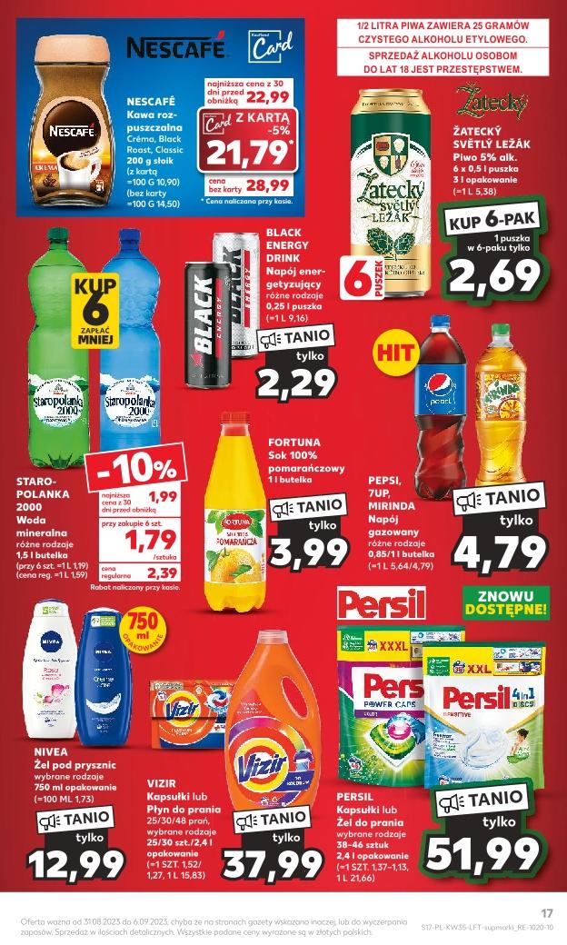 Gazetka promocyjna Kaufland do 06/09/2023 str.17