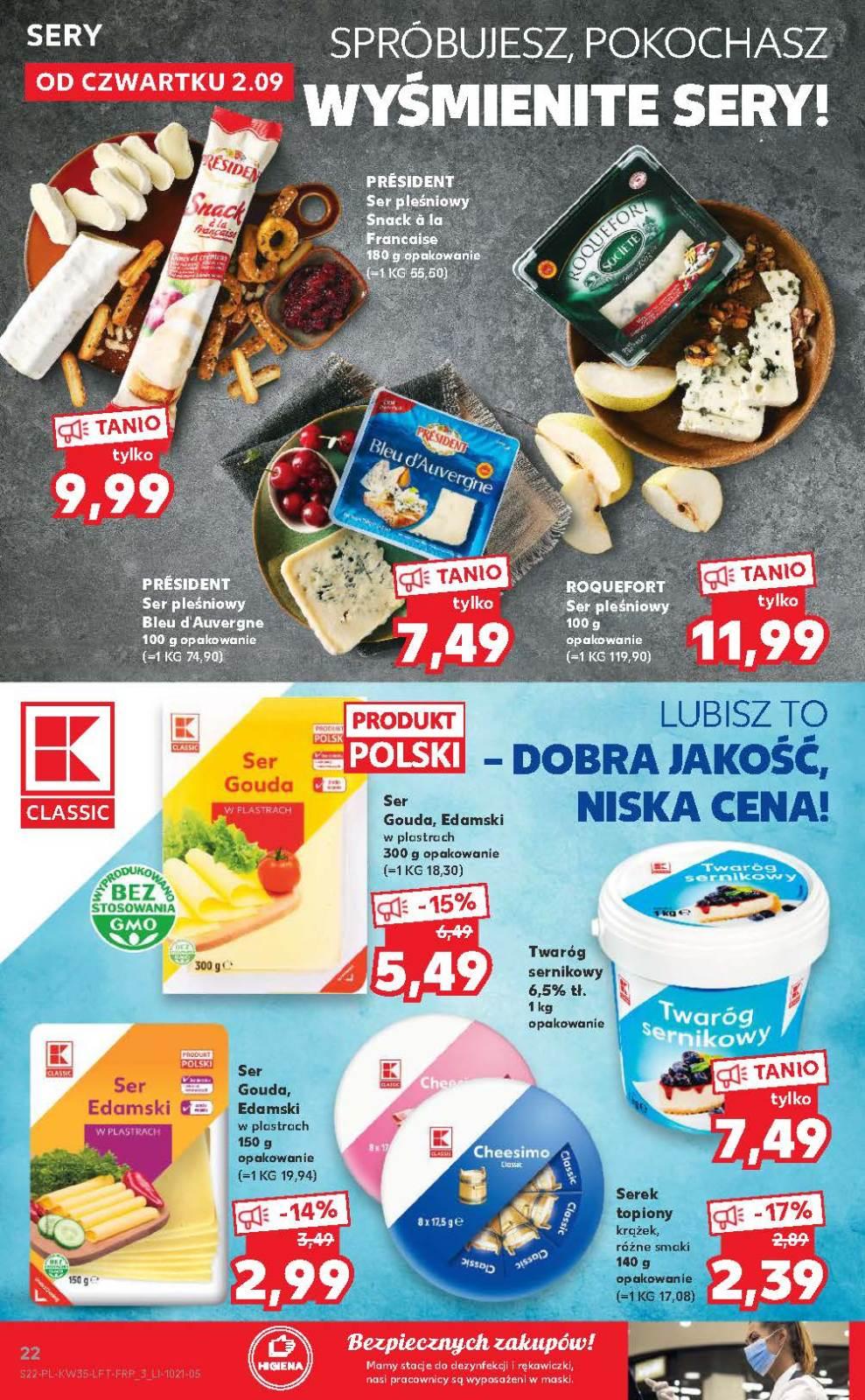 Gazetka promocyjna Kaufland do 08/09/2021 str.22