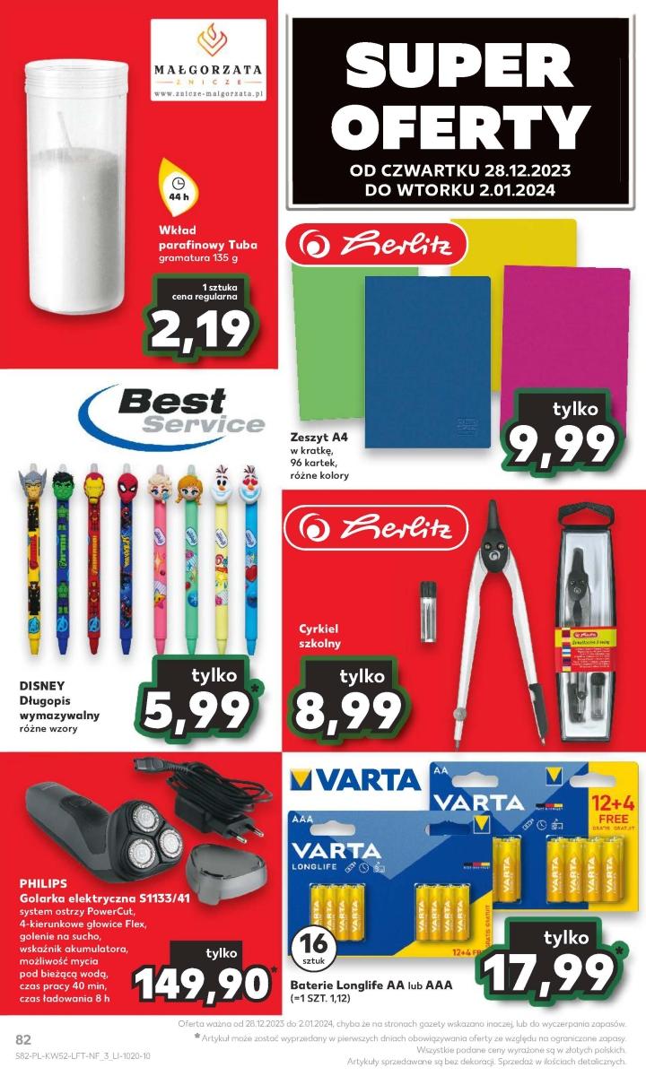 Gazetka promocyjna Kaufland do 02/01/2024 str.78