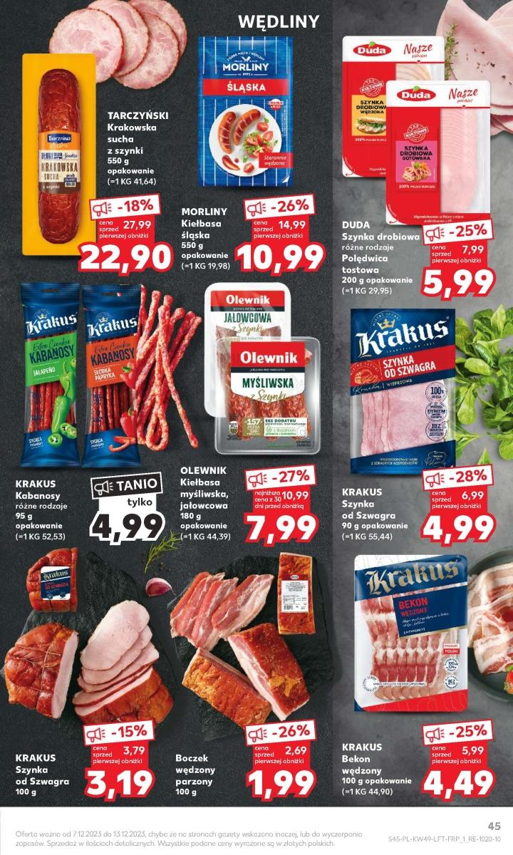 Gazetka promocyjna Kaufland do 13/12/2023 str.45