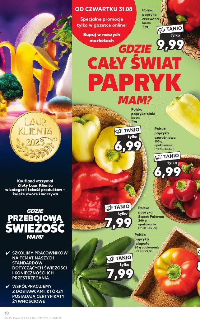 Gazetka promocyjna Kaufland do 06/09/2023 str.10