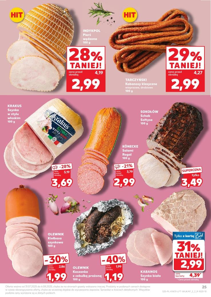 Gazetka promocyjna Kaufland do 06/08/2025 str.25