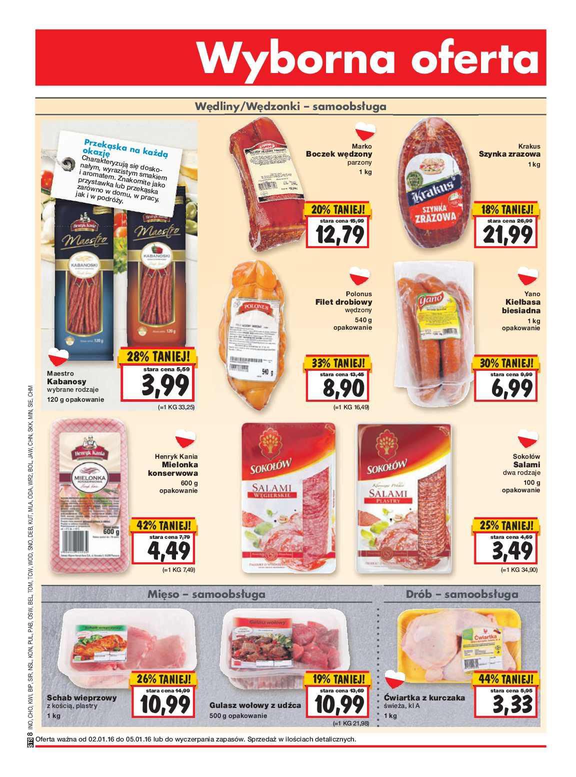 Gazetka promocyjna Kaufland do 05/01/2016 str.8