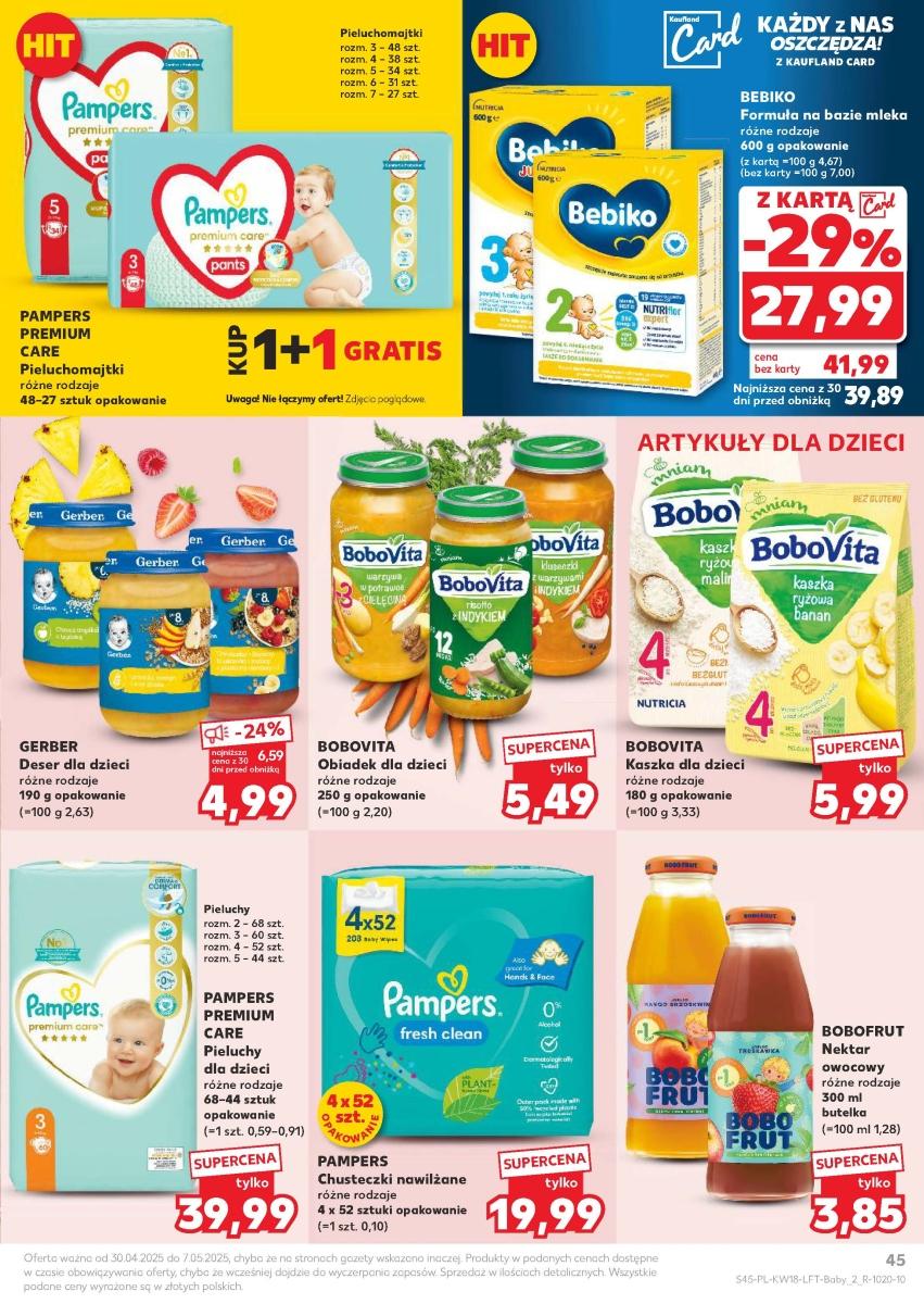 Gazetka promocyjna Kaufland do 07/05/2025 str.45