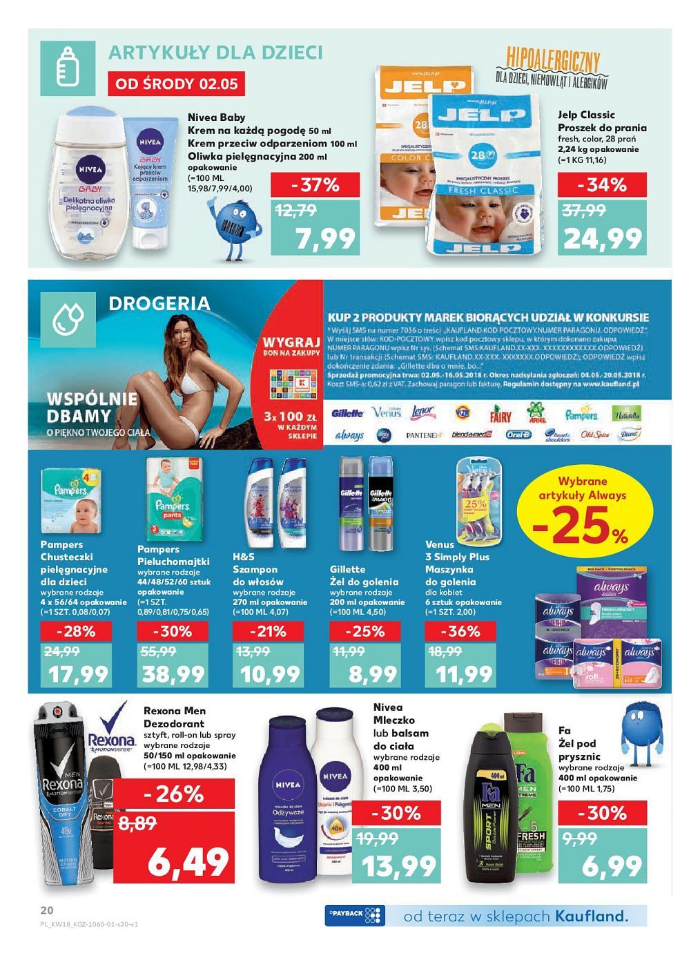 Gazetka promocyjna Kaufland do 09/05/2018 str.20