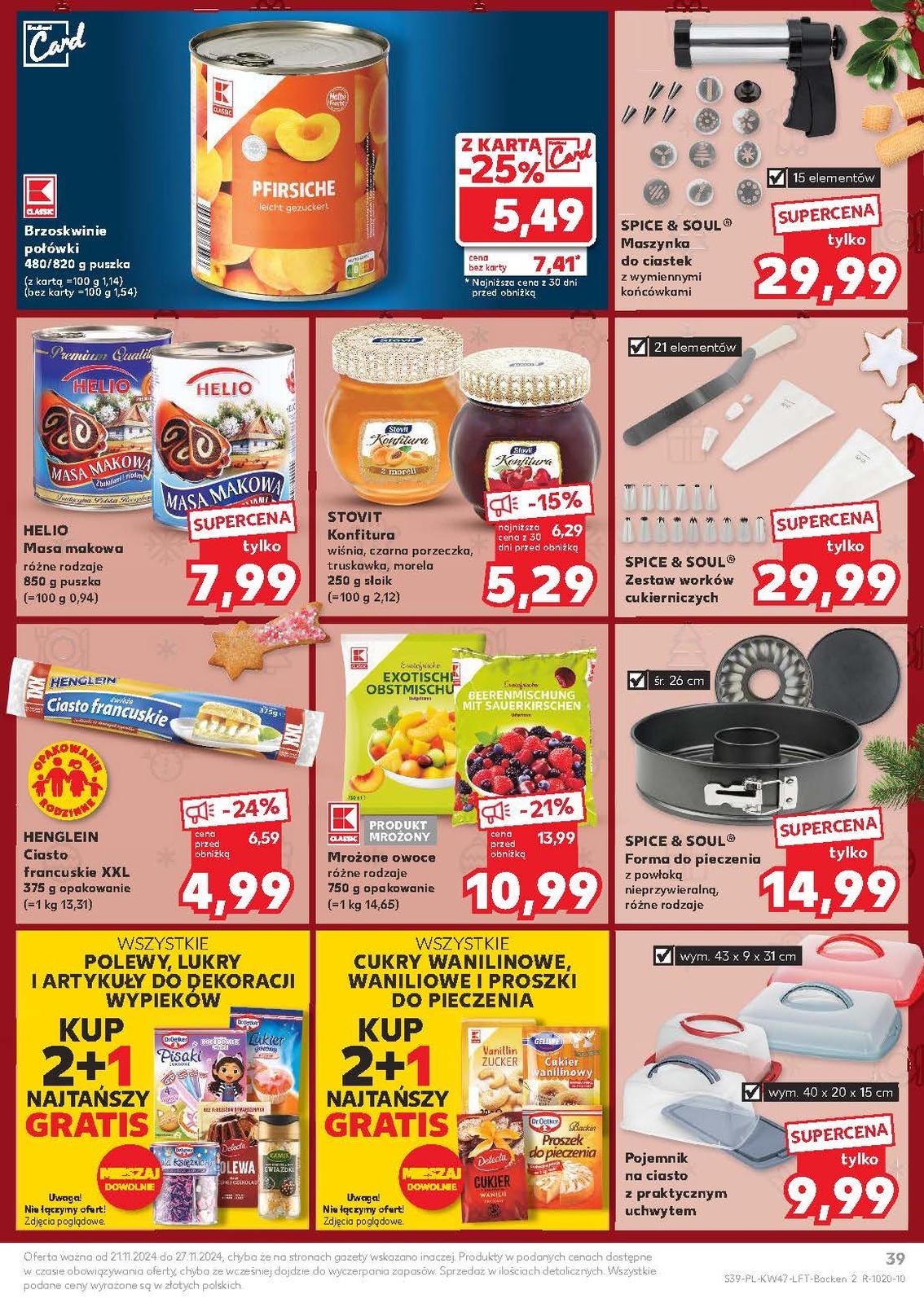 Gazetka promocyjna Kaufland do 27/11/2024 str.39